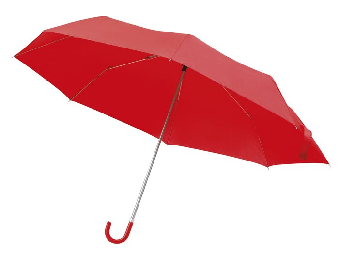 FOLDING UMBRELLA RED d=97 cm