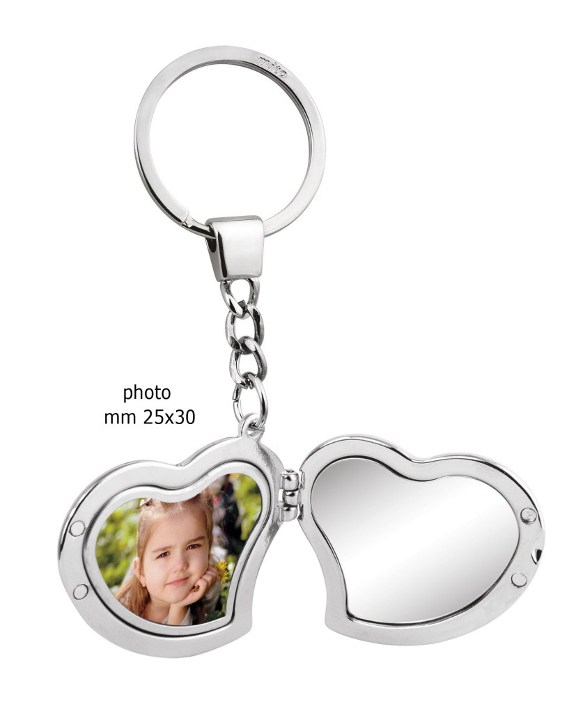 KEY CHAIN MIRROR AND  PHOTOFRAME HEART