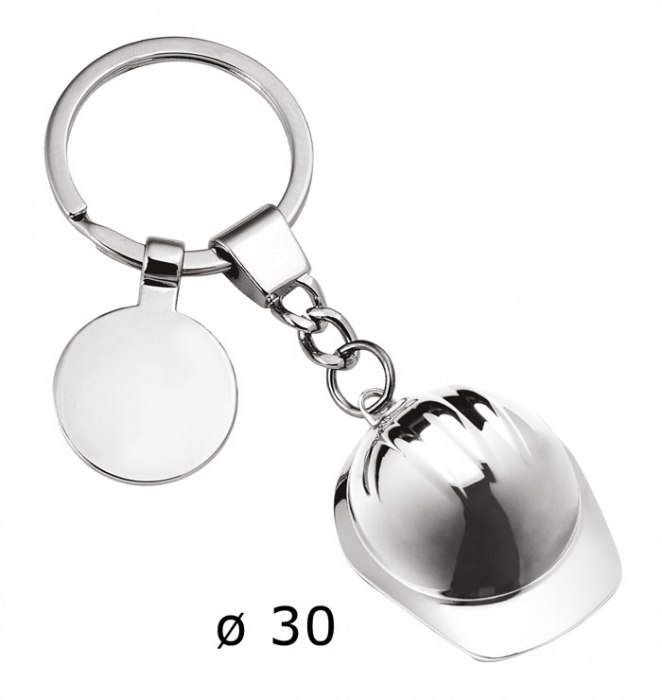 KEY CHAIN- HELMET- WITH TOKEN d=30mm