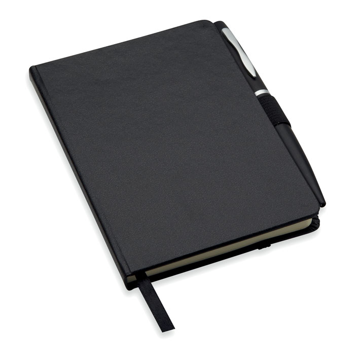 A6 notebook with pen 72 lined