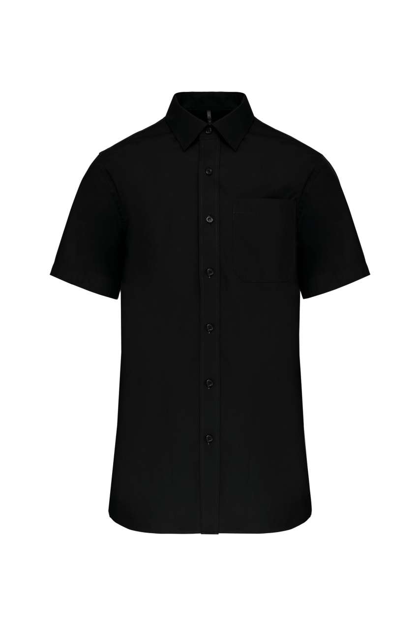 MEN'S SHORT-SLEEVED COTTON POPLIN SHIRT