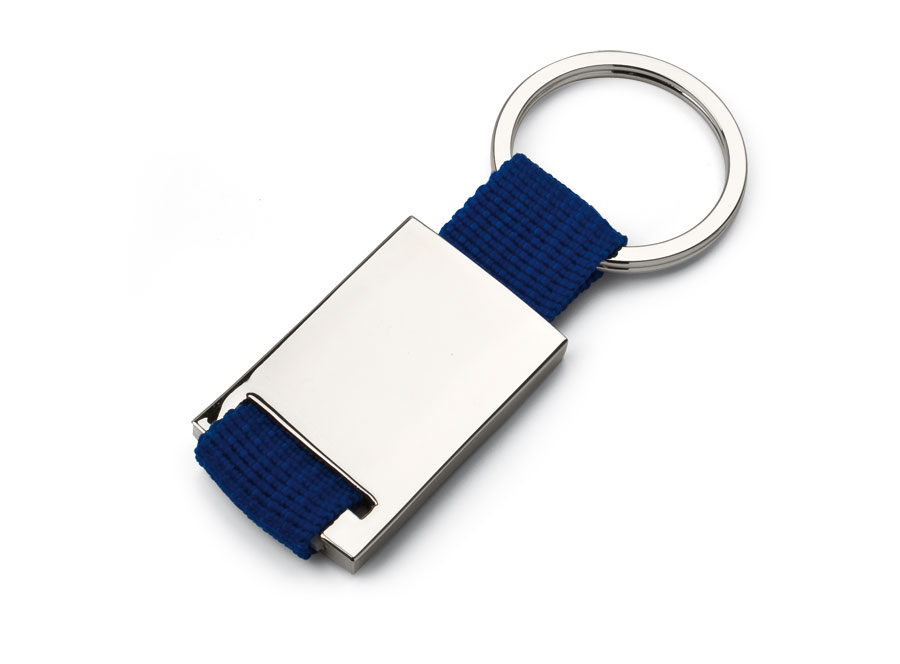 KEYCHAIN - NYLON BLUE