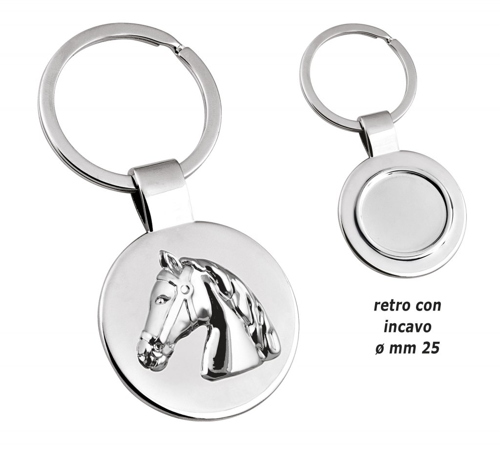 KEYCHAIN DECORATION HORSE - HOLLOW