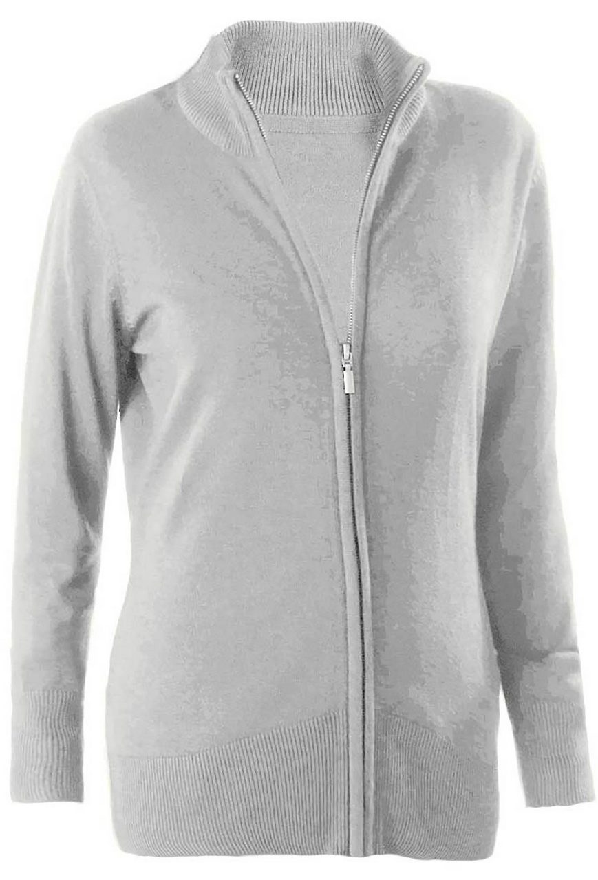 LADIES' FULL ZIP  CARDIGAN