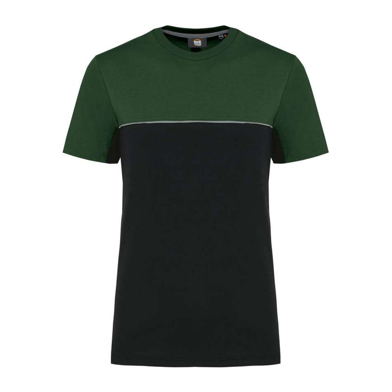 UNISEX ECO-FRIENDLY SHORT SLEEVE TWO-TONE T-SHIRT