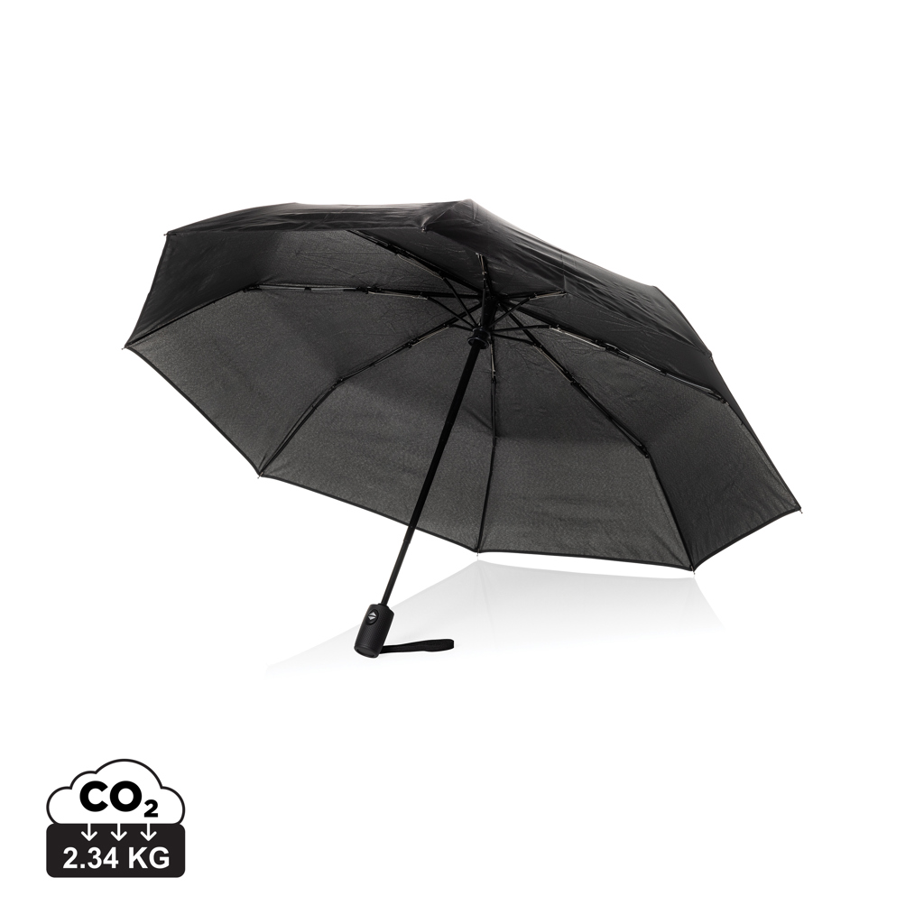 Swiss Peak Vito Aware™ RPET 21 inch auto open/close umbrella