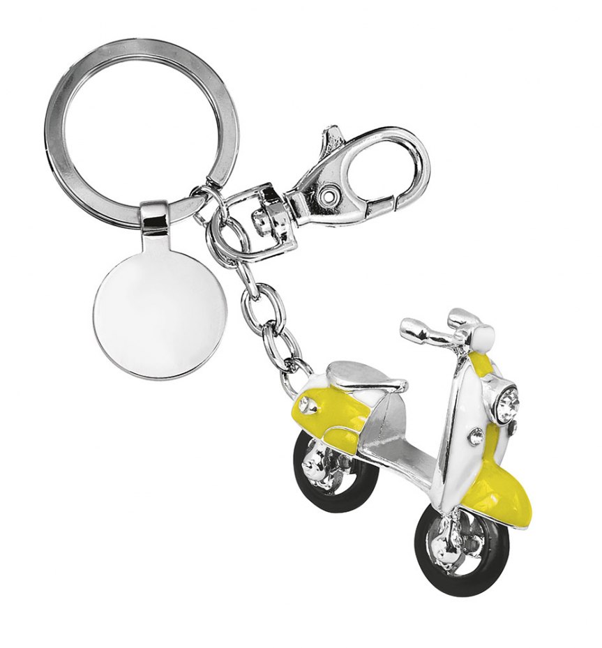 KEY CHAIN VESPA YELLOW - NO BOX