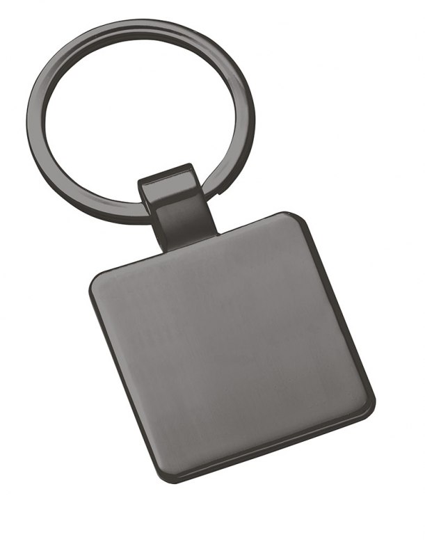 SQUARED KEYCHAIN BURNISHED- NO BOX