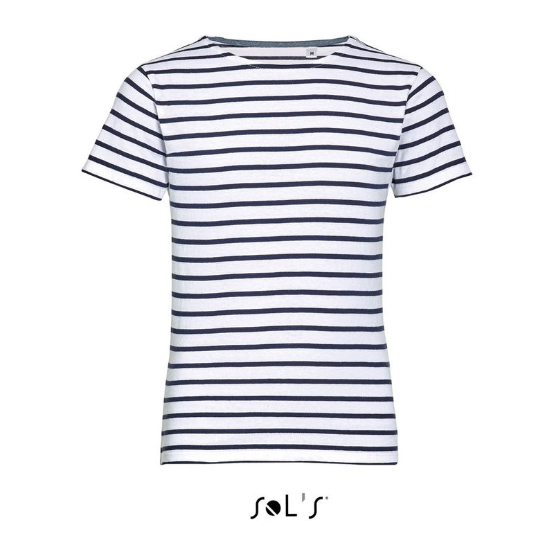 SOL'S MILES KIDS - ROUND NECK STRIPED T-SHIRT