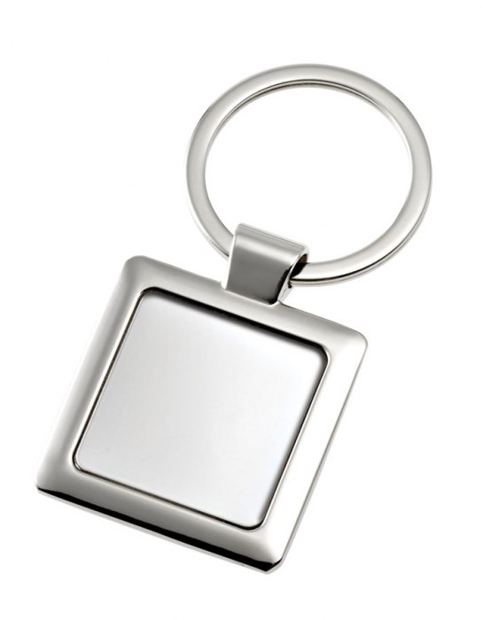 KEYCHAIN WITH SQUAED HOLLOW 25x25mm