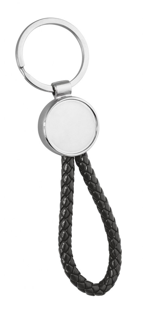 KEY RING WITH HOLLOW BLACK