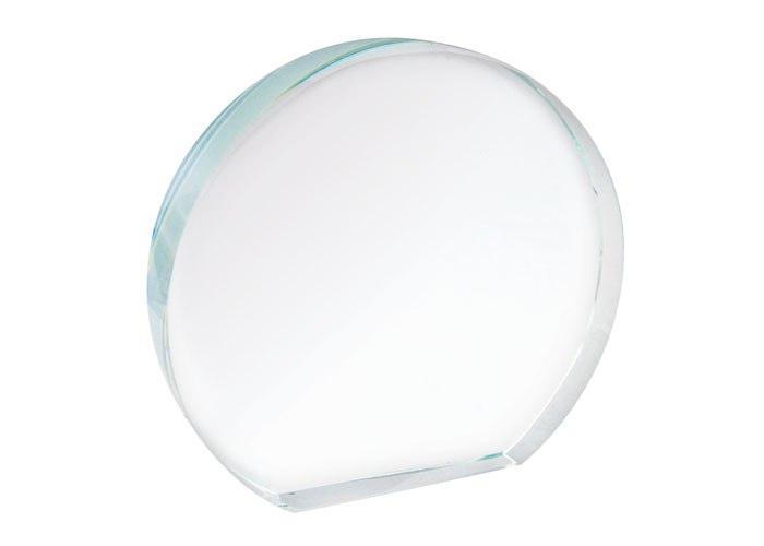 HALF-ROUND GLASS d=90x80 - h=19