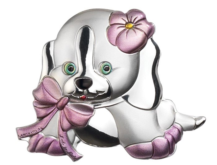 BLAZON PINK DOG BIG - mm 63x52