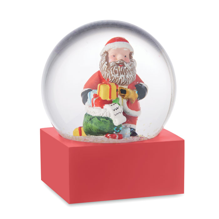 Snow ball glass ornament