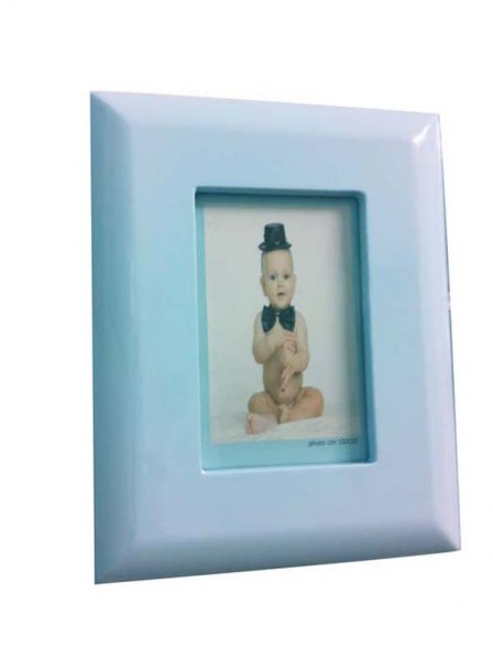 PHOTOFRAME LIGHT BLUE PARTIALLY  FLAT